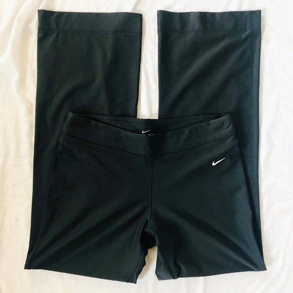 Nike Black Short Straight Leg Athletic Gym Pants - Picture 7 of 7
